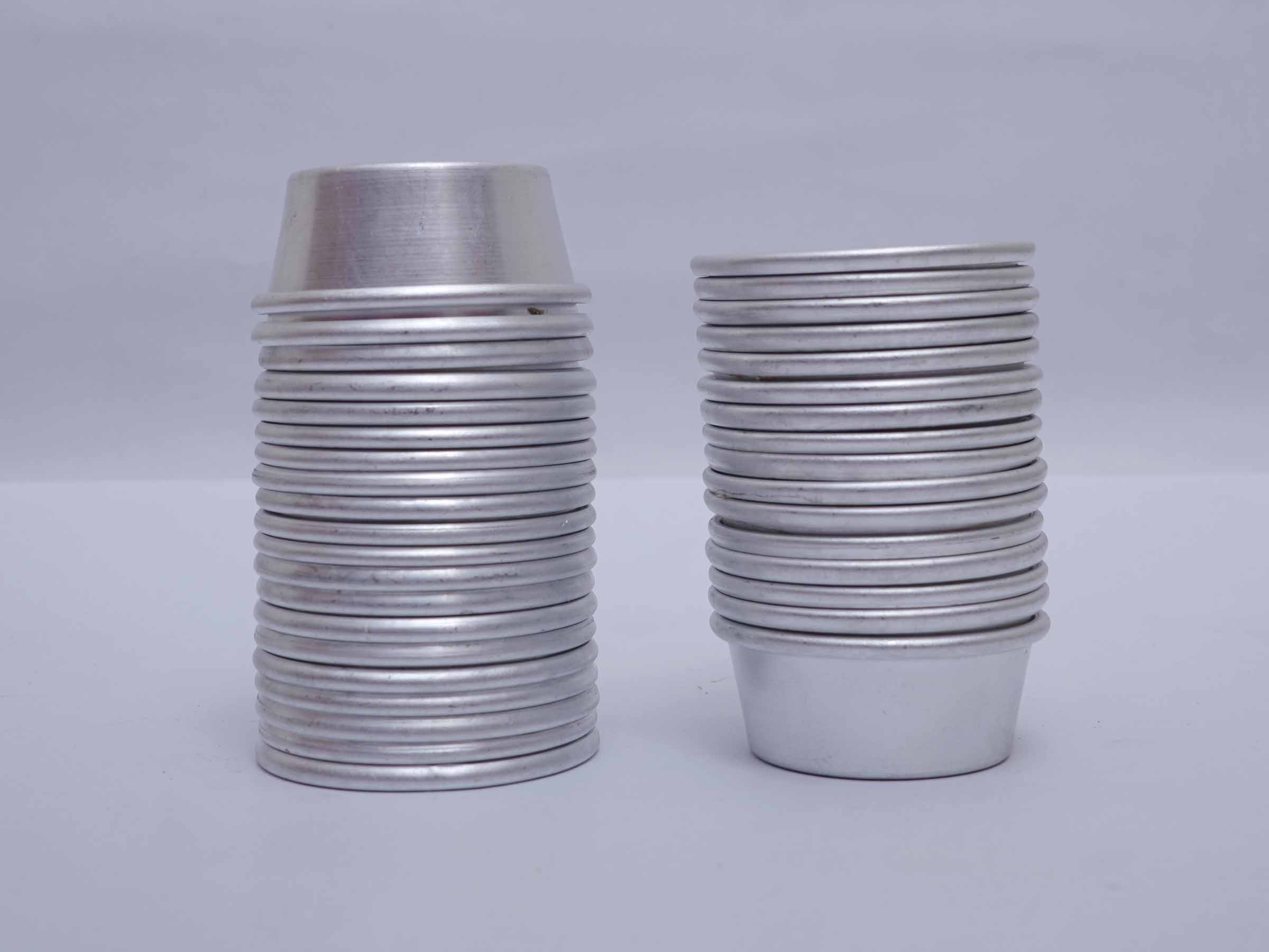 Aluminium cupcake mould (NO.8) (2(1/4)" x 1")